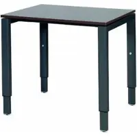 Schaffenburg Verstelbaar Bureau - Domino 80x60 logan - zwart frame