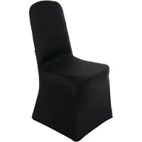 Bolero Hoes voor Banketstoel Zwart - DP923