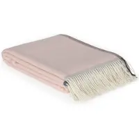 Most - Plaid Milano rosa orlo - 90% Merino wol, 10% Kasjmier wol - 140 x 200 cm - roze
