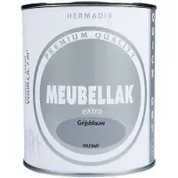 Hermadix Meubellak Extra Krijtmat Grijs Blauw 750 ML