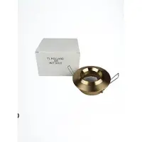 Redhart Lampen spotje / Inbouwspots rond TL HOLLAND 020 - Mat goud - Metaal - Max 50 W - Set van 6