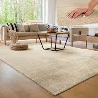Paco Home Moderne woonkamer tapijt kortpolig wasbaar zacht uni effect bont antislip 300x400 cm