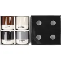 Copenhagen Macchiatobeker Design Pantone Warm Grey Cool Grey Brown Black 100 ml (4-delig)