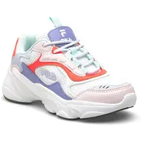 FILA Collene CB sneakers koraalrood/lichtblauw Jongens/Meisjes Mesh Meerkleurig - maat 34