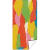 PosterMonkey Poster Abstract - Vormen - Collage - Retro - 20x40 cm