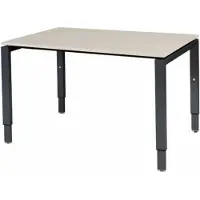Schaffenburg Verstelbaar Bureau - Domino 120x80 robson - zwart frame