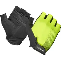 Gripgrab - Ride RC Lite Korte Vinger Zomer Fietshandschoenen met Padding - Geel Hi-Vis - Unisex - Maat XS