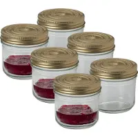 Le Parfait Weckpot/inmaakpot - 6x - met schroefdeksel - 500 ml