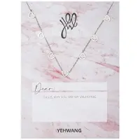 Yehwang Ketting Love Open Hearts Extra