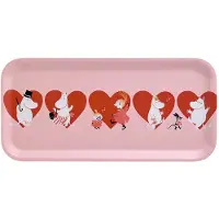 Muurla Moomin dienblad 13x27 cm Heart