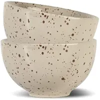 Sagaform Ditte kom 2-pack Beige-wijnrood