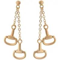 Orphelia PO-025 - Oorhanger - Verguld metaal - 3.5 cm