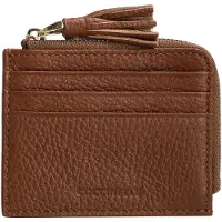 Coccinelle Tassel - Creditcardetui 6cc 10 cm (cognac)