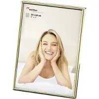 Walther design WD318G Wissellijst Papierformaat: 13 x 18 cm Goud