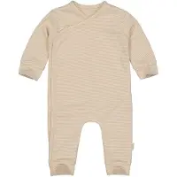 LEVV baby gestreept boxpak LNOWIENOS lichtzand Beige Jongens/Meisjes Stretchkatoen V-hals - maat 68