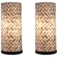 Lt-luce Tafellamp Zigzag 40cm 2 Stuks E14 Fitting