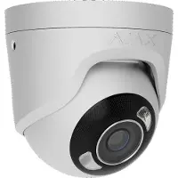Ajax TurretCam HL Wit 8Mp 4K Hybride Verlichting IP Camera