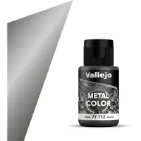 Vallejo Hobbyverf Acrylverf - 77712 Metal Color Steel - Acryl (32 ml) Verf flesje - 32 ml