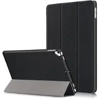Ntech Hoes geschikt voor Apple iPad (2019 / 2020) 10.2 Smart Hoes Hard Case - Zwart
