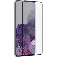 Akashi , Tempered Glass Screenprotector Geschikt voor Samsung Galaxy S20, Zwart