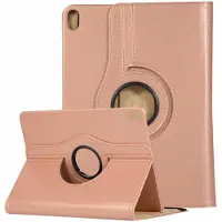 Ntech Hoes geschikt voor Apple iPad iPad Air (2019) 10.5 Draaibare Hoes - Rosegoud