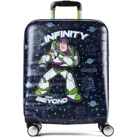 American Tourister Trolley 'Wavebreaker' donkerblauw / grasgroen / wit
