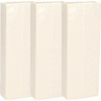 Gerimport Waterverdamper - 3x - creme wit - keramiek - 400 ml - radiatorbak luchtbevochtiger - 7,4 x 18,6 cm