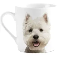 Plenty Gifts Mok I Love Westie 240 Ml Porselein Wit