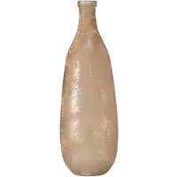 Boltze Vaas - Glas - Hoog 73cm - Ø 23cm - XL - bruin - 100% Recycled glas en handmade