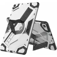 Ntech Escort Armor Hoesje Hoesje Geschikt Voor Samsung Galaxy Tab A 10.1 (2019) - Zilver