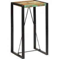 vidaXL Bartafel 60x55x110 cm massief gerecycled hout