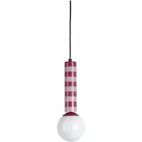 Present Time Rayado LED Hanglamp | 1x E14 15W | Dark mauve & soft lavender