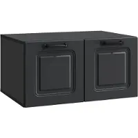 vidaXL Wandmontage TV-kast Zwart 59,5 x 41 x 30 cm Bewerkt hout