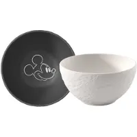 Villeroy & Boch Manufacture Rock Mickey Mouse Kom Pak Van 2 - Ontbijtkommen Porselein Black - 1047198408