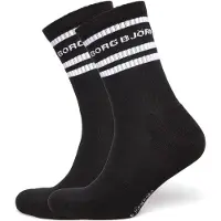 Björn Borg Classic Crew Socks 2-pack Zwart | Maat: 41-45