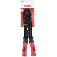 Kreator KRTH62401 krimptang - ergonomische softgrip - 210 mm - 6 mm