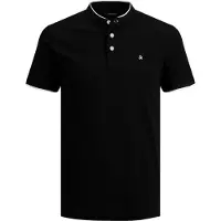 Jack & Jones Shirt 'JJEPAULOS' zwart / wit