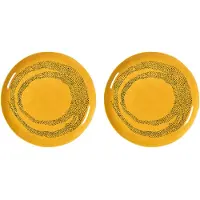 Serax - Ottolenghi Feast - Bord L - Geel/Zwart - 26 Ø - 2 stuks