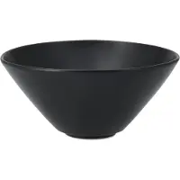 Scandi Living Terra ramenschotel Zwart steengoed, Ø20 cm