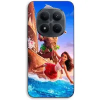 MANIACASE Telefoonhoes - - Xiaomi Redmi Note 15 Pro 5G - Silicone TPU - Motief Vaiana (Maui) - Zwart