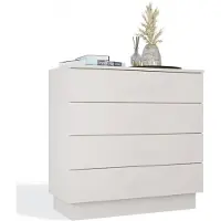 AMBER Moderne ladekast AMBER 4 lades - Tip On systeem | Kleur: Kasjmier | Maat: 85x84x40 cm