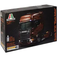 Italeri 3897 Scania R730 V8 Black Amber Vrachtwagen (bouwpakket) 1:24