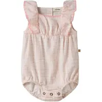Lil´ Atelier Rompertje/body lichtroze / wit