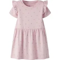 Name It Mini Jurk karamel / groen / rosa / magenta