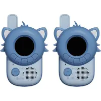 The Zoofamily Walkie Talkies - Waschbär - Blau - - One Size - Kuscheltiere