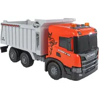 Kids Globe Scania Vrachtwagen Kiepwagen Frictie met Licht en Geluid