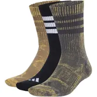 Adidas Sportsokken 'Stonewash Crew 3 Pairs' donkergrijs / kaki / zwart / wit