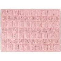 Relaxdays Oudroze badmat - Antislip - 1 stuk - 100% katoen - 40 x 60 cm