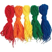 Colorations acrylgaren speelgoed set - 100 gekleurde veters voor kinderen.