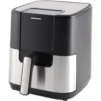 Heinner HealthyEra Heteluchtfriteuse – 1500W – 5,5L Capaciteit – Digitaal Display – Touchbediening – 8 Programma’s – Timer 60 min – Temperatuur 80–200°C – Zwart/Zilver